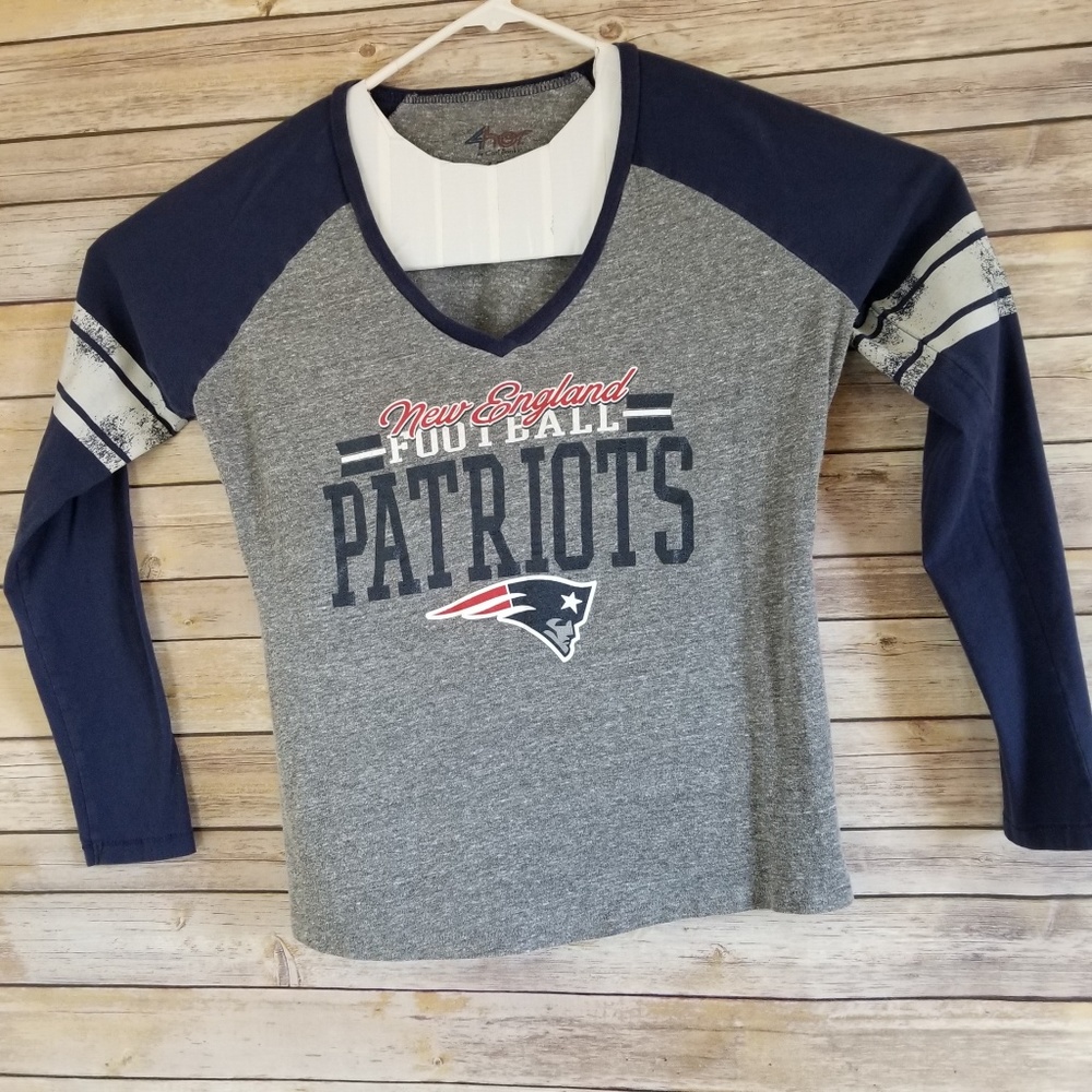 Carl Banks NFL 4Her New England Patriots Sz L Jers